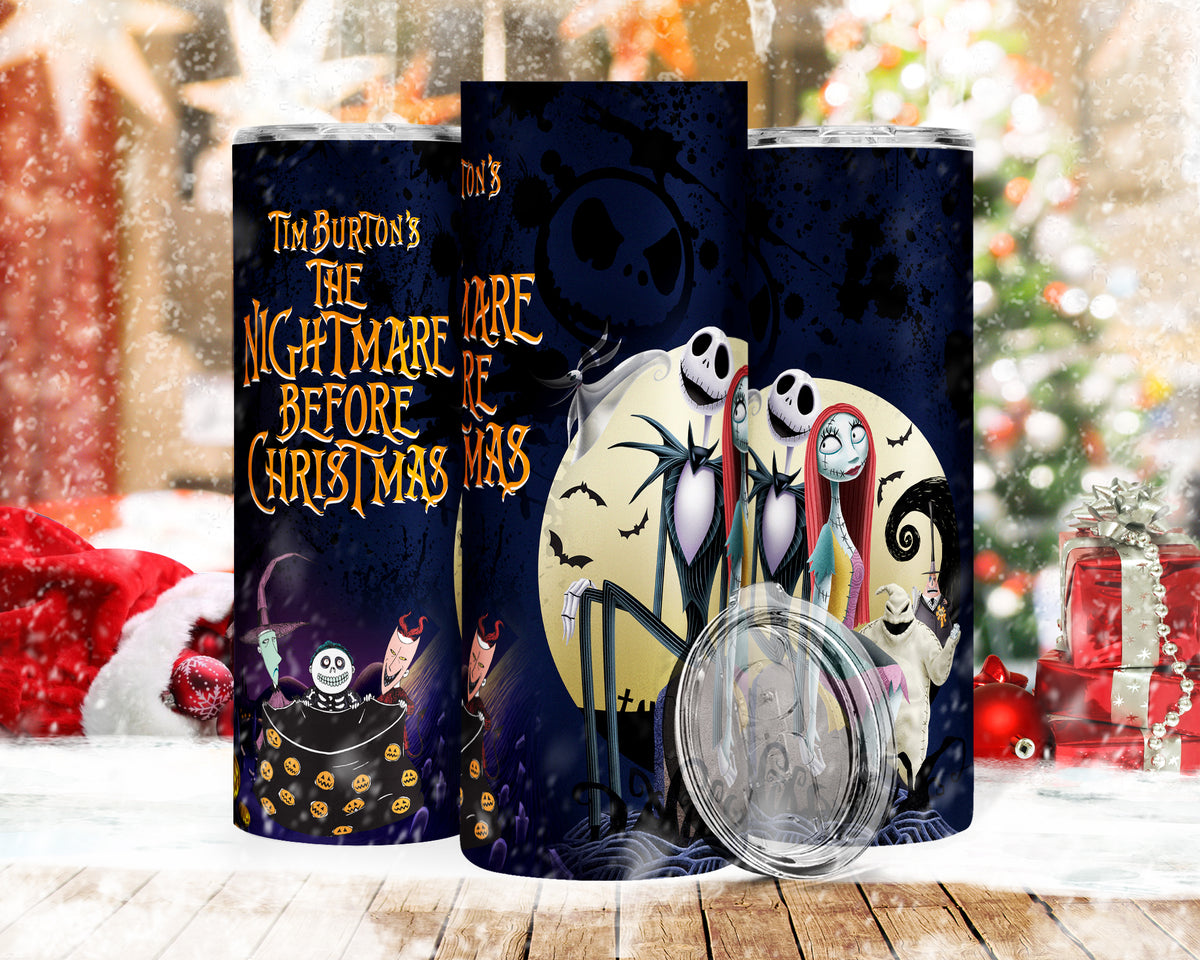 Nightmare Before Christmas Glass Tumbler – Replay Toys LLC