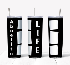 Abuelito Life - Collage Tumbler