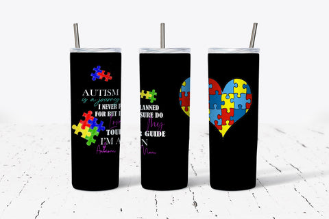 Autism is A Journey Tumbler