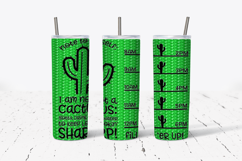 Cactus Water Marker 20oz Tumbler