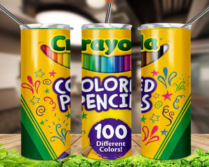Colored Pencils 20oz Tumbler