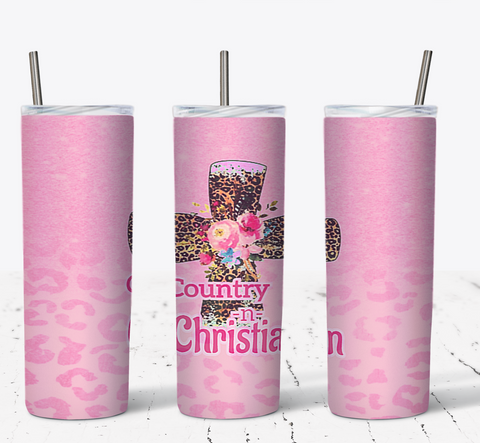 Country n Christian 20oz Tumbler