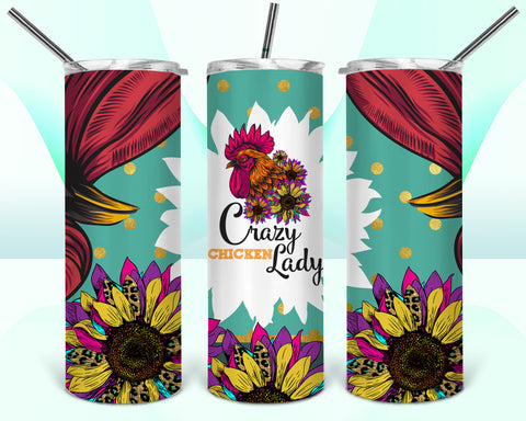 Crazy Chicken Lady 20oz Tumbler