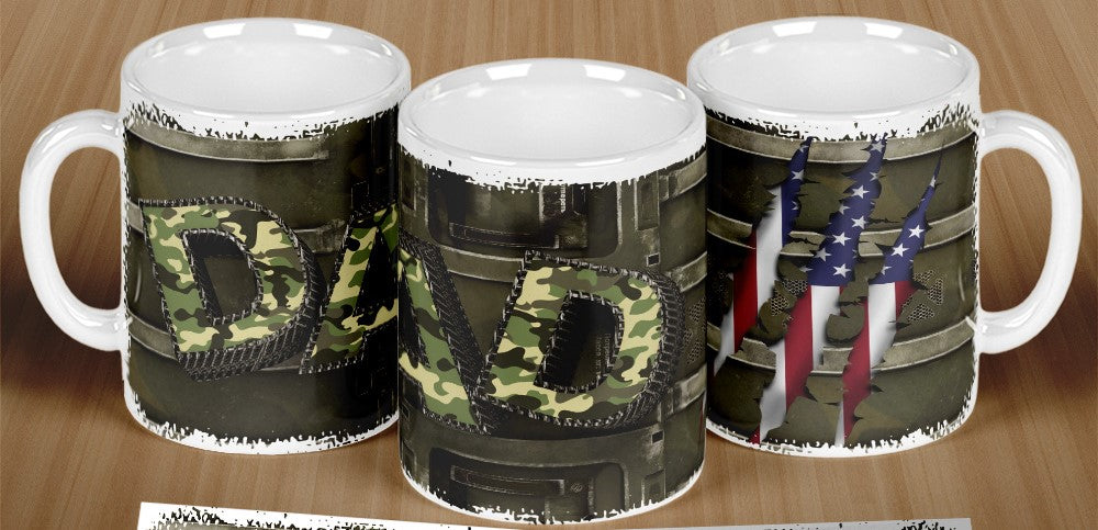Military Dad - USA - Coffee Mug