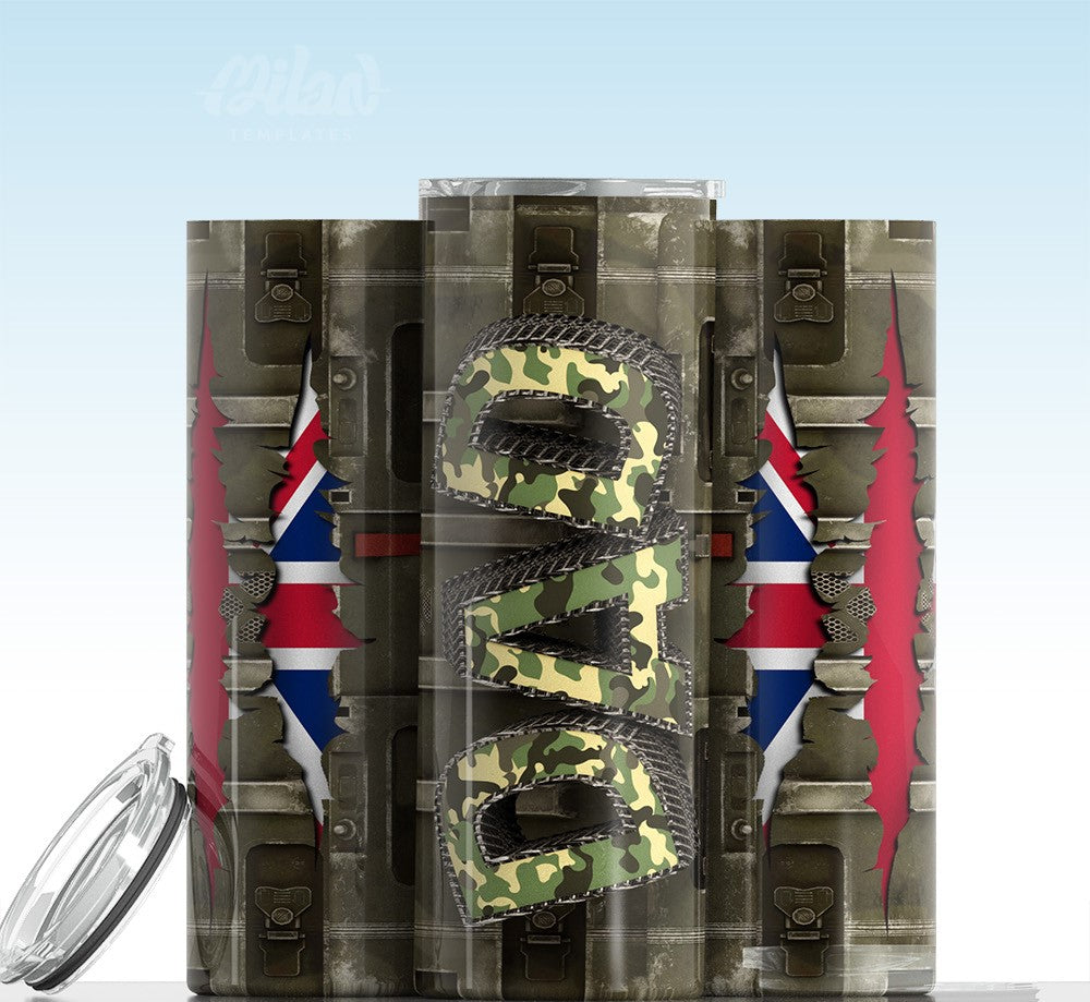 Military Dad - UK Tumbler