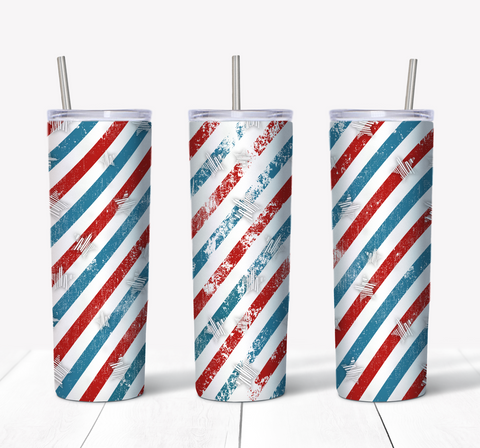 Distressed Stars and Stripes 20oz Tumbler