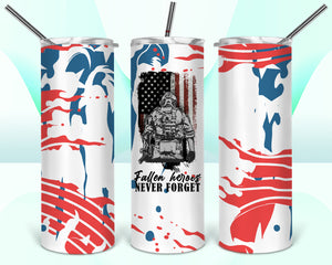 Fallen Heroes Never Forget 20oz Tumbler