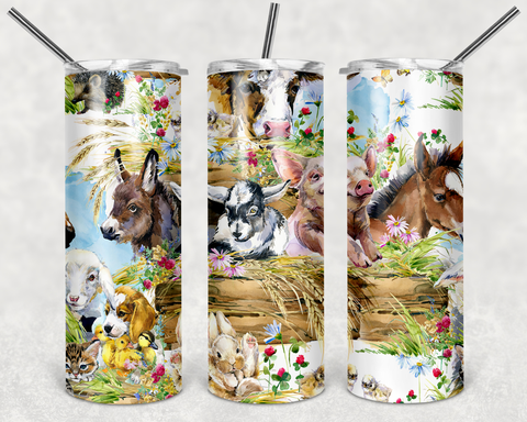 Farm Animals 1 20oz Tumbler