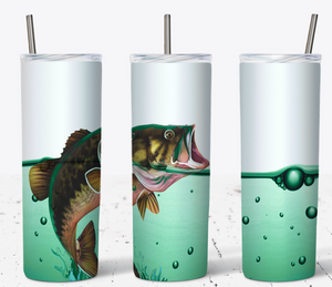 Fish Plain 20oz Tumbler