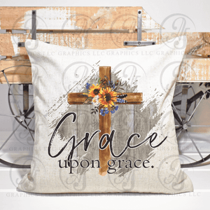 Grace Upon Grace Pillow