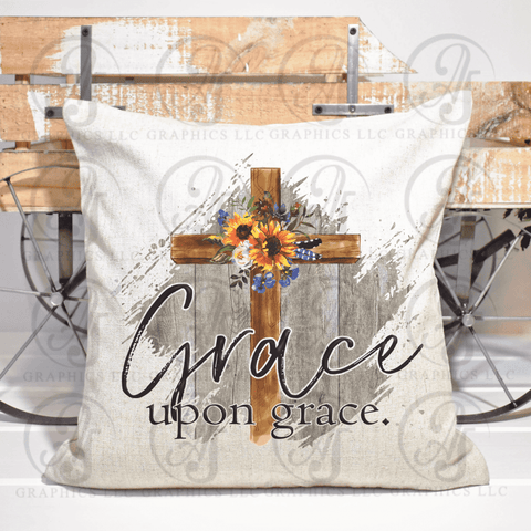 Grace Upon Grace Pillow