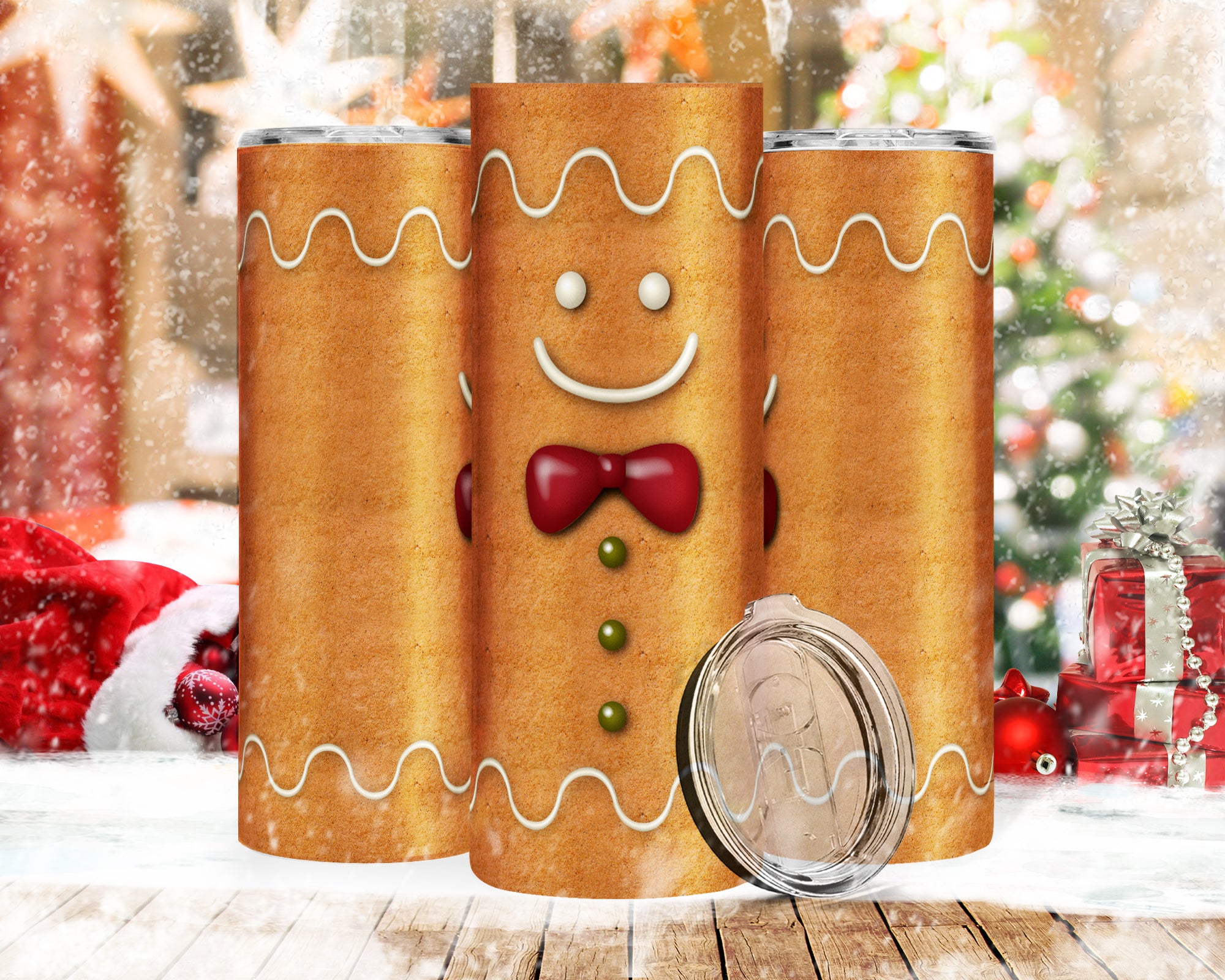 Gingerbread Man 20oz Tumbler