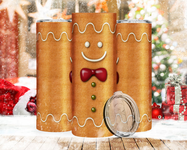 10 Piece Set Christmas Gingerbread Cookie Straw Toppers – The Tumbler Grip