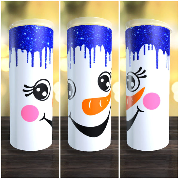 Girl Snowman 20oz Tumbler