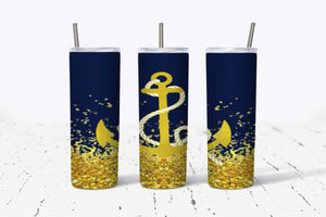 Gold Anchor 20oz Tumbler