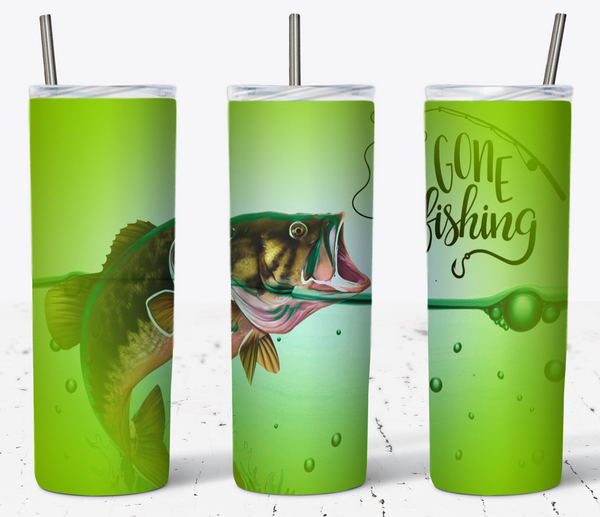 Gone Fishing 20oz Tumbler