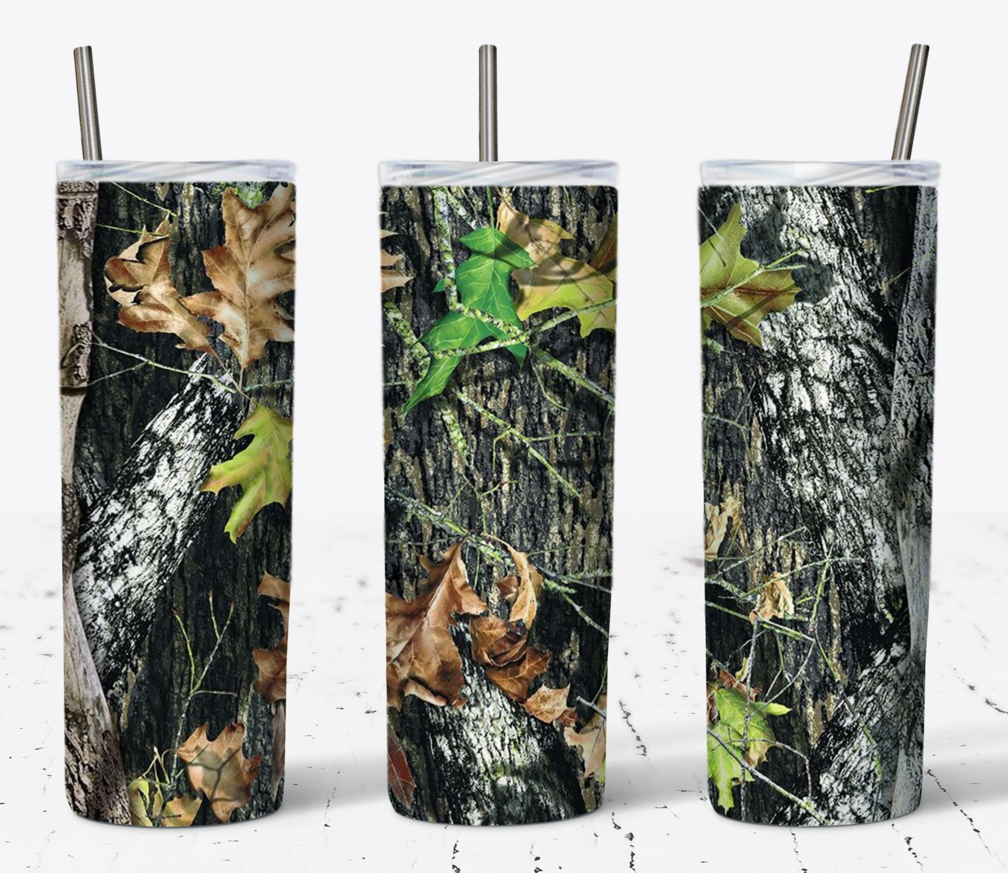 Greyish Real Camo 20oz Tumbler