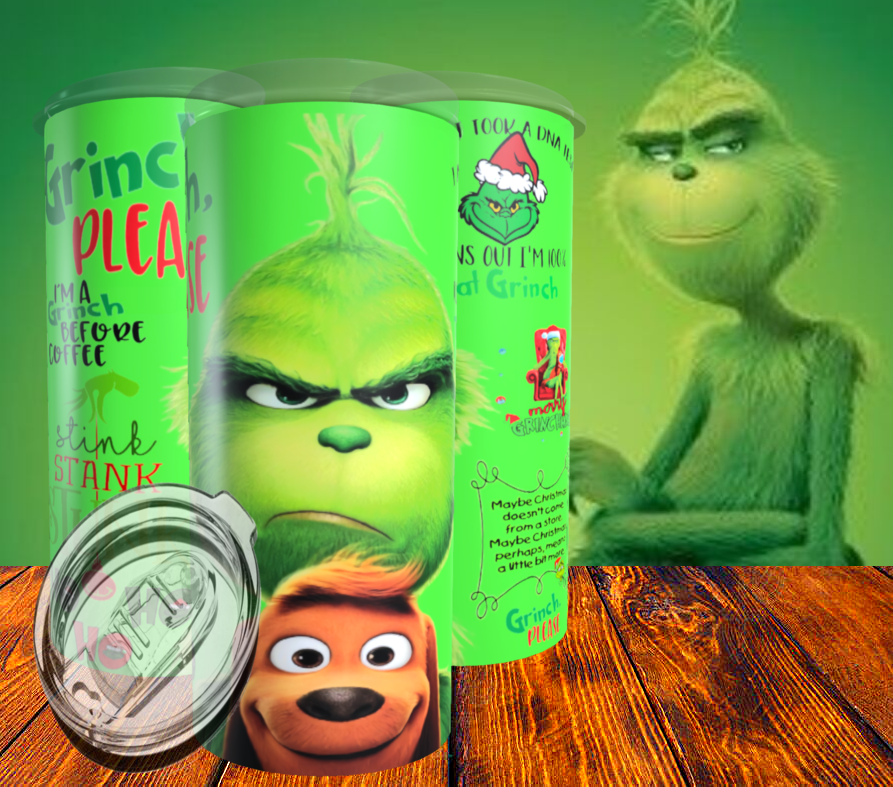 Grinch Collage 20oz Tumbler