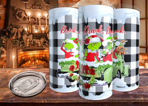 Grinch Drink Drank Drunk 20oz Tumbler