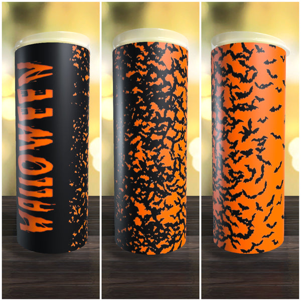 Halloween Bats Tumbler