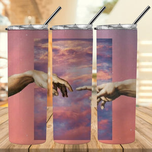 Hands of God and Adam 20oz Tumbler