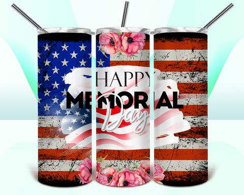 Happy Memorial Day 20oz Tumbler