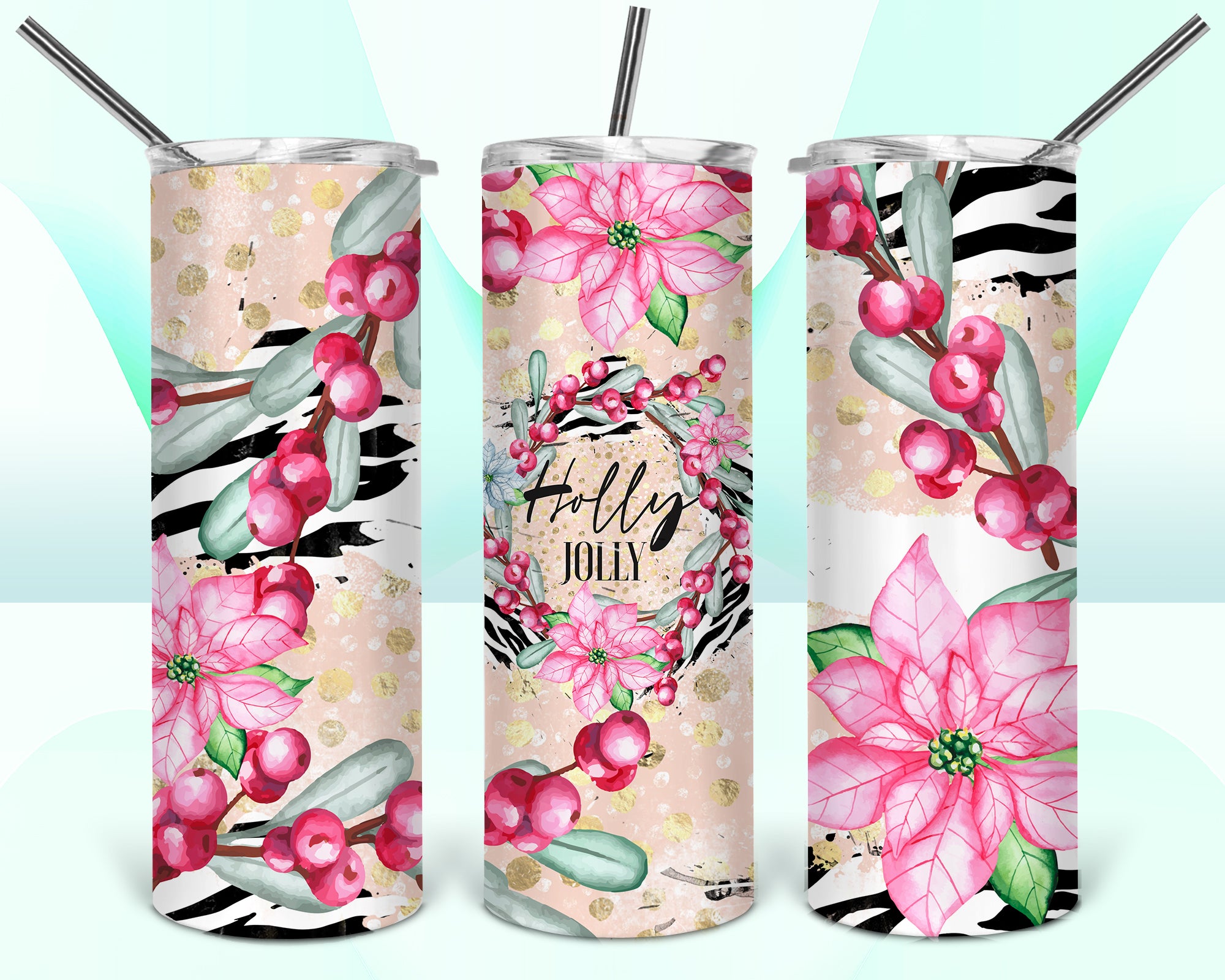 Holly Jolly 2 20oz Tumbler