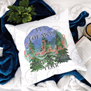 It's the Most Wonderful Time of the Year Pillow