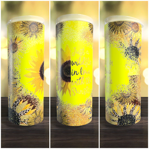 Just a Wildflower in Love with the Sunshine 20oz Tumbler