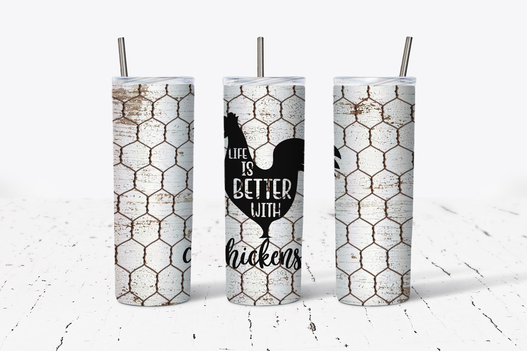 Life is Better with Chickens 20oz Tumbler