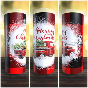 Merry Christmas Truck 2 20oz Tumbler