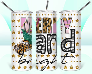 Merry and Bright 3 20oz Tumbler