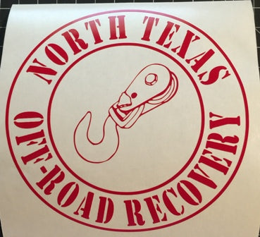 NTOR \ North Texas Off-Road Recovery Decal
