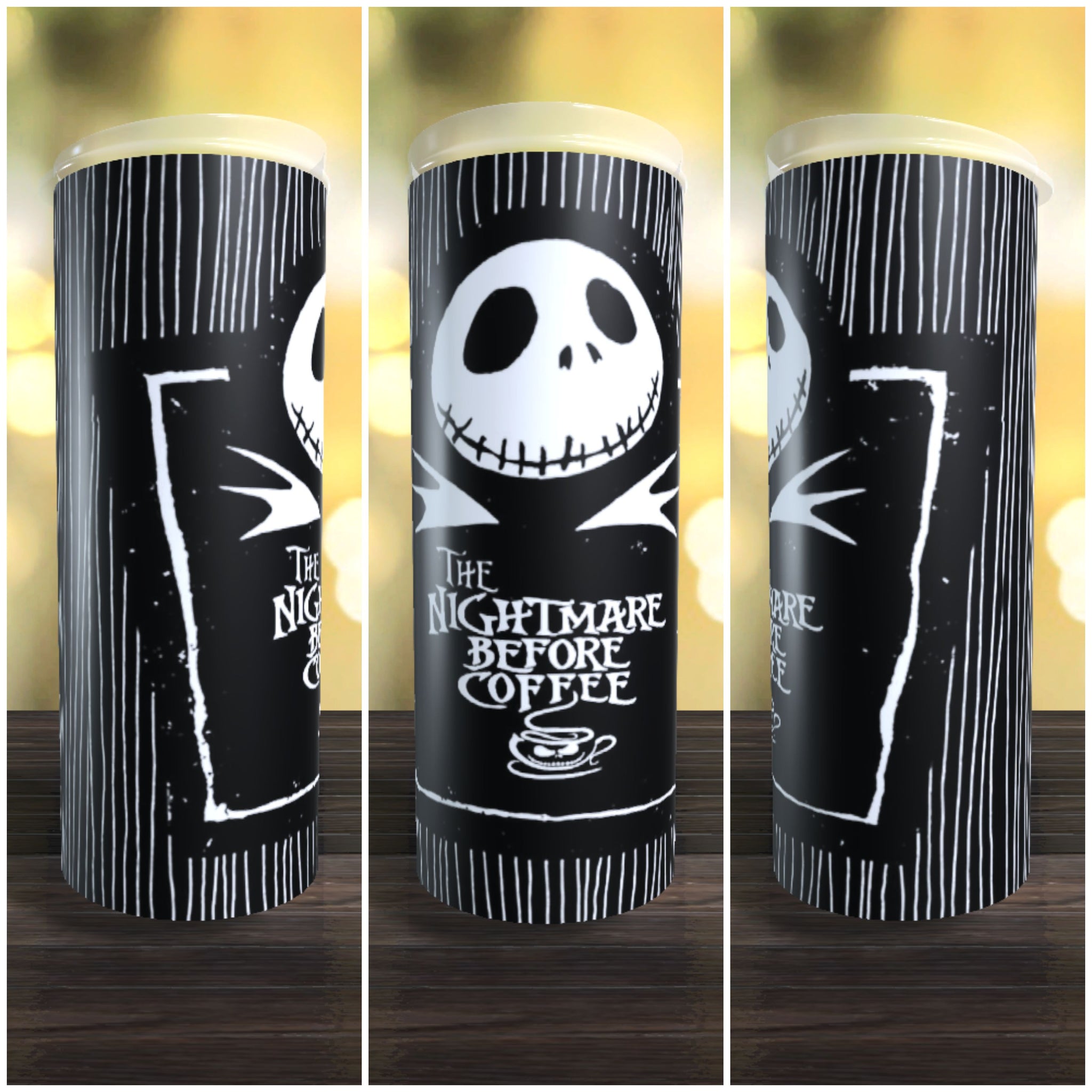 Nightmare Before Coffee Tumbler