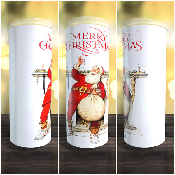 Old Fashioned Santa 2 20oz Tumbler