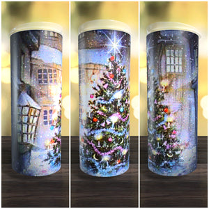 Old Time Christmas Scene 20oz Tumbler