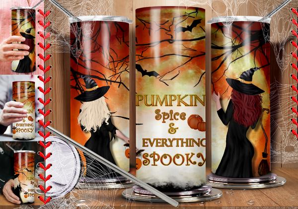 Pumpkin Spice and Everything Nice Skinny Tumbler – A+A Custom Crafts