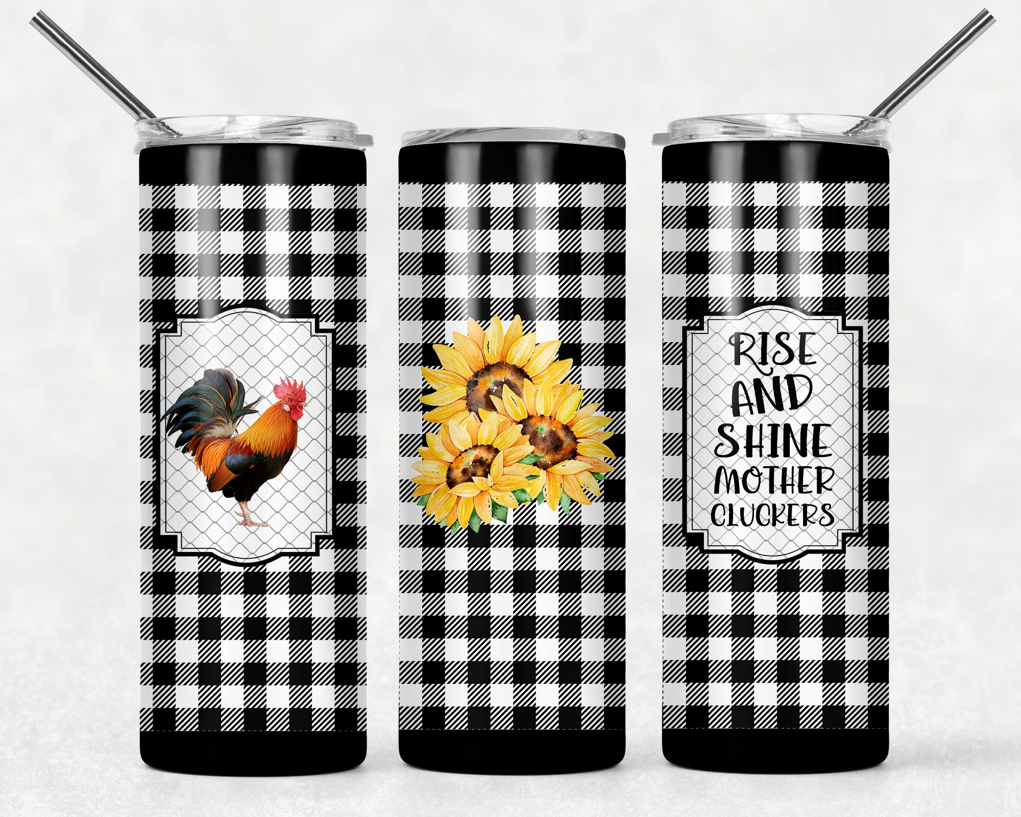 Rise and Shine Mother Cluckers 20oz Tumbler