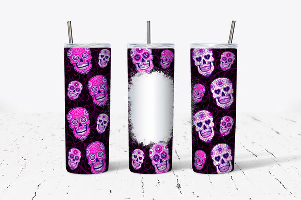 Sugar Skulls - Bleach Spot Tumbler