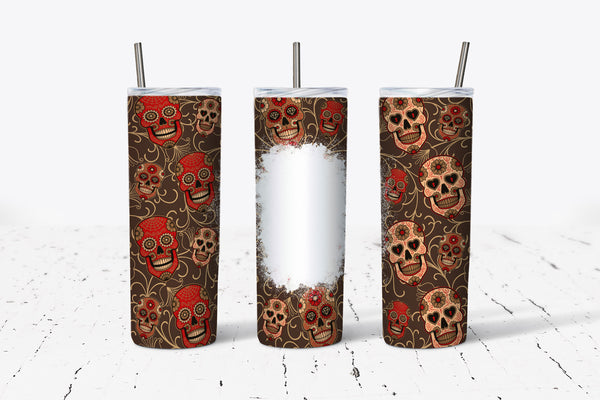 Sugar Skulls - Bleach Spot Tumbler