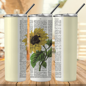 Sunflower on Page 20oz Tumbler