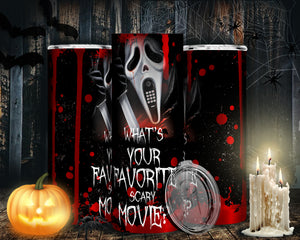 What's Your Favorite Scary Movie Tumbler