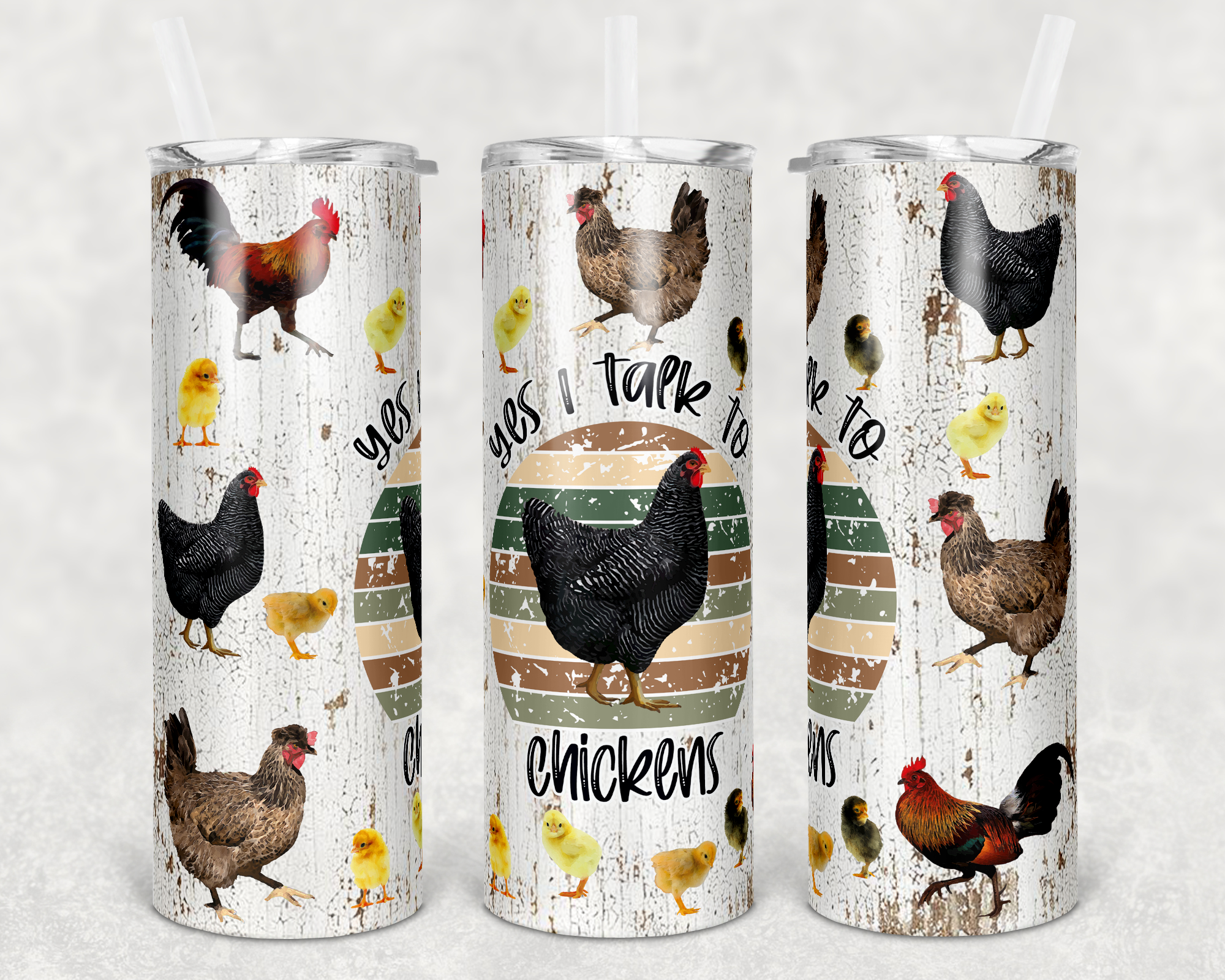 Yes I Talk to Chickens 20oz Tumbler